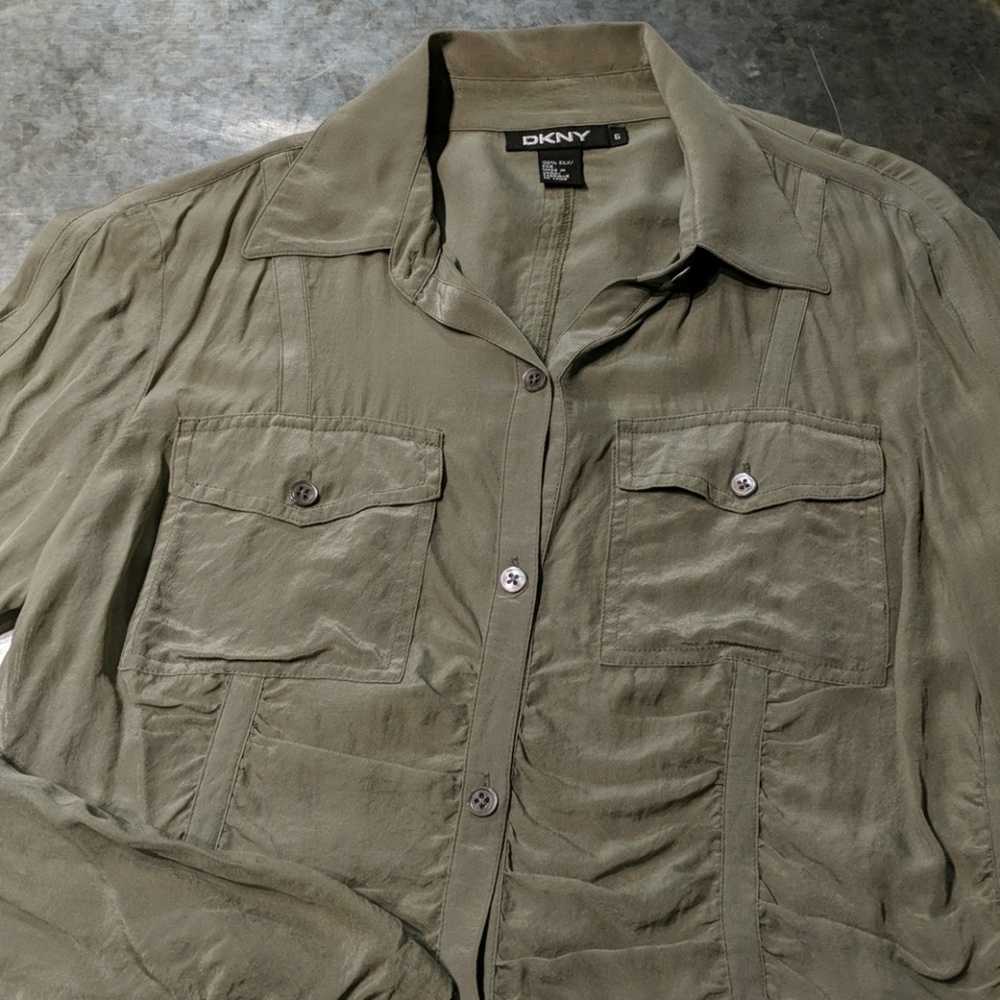 Dkny silk top